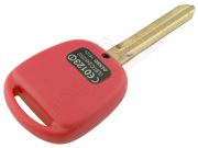 Producto Genérico - Carcasa roja para telemando con 3 botones de Toyota Carmy,